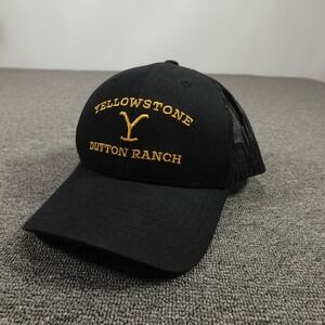 Yellowstone Hat Cap Snap Back One Size Black Dutton Ranch Mesh Trucker Mens